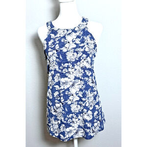 Fortune & Ivy Women’s Blue & White Stripe‎ Tank Top Size Small